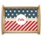 Stars and Stripes Natural Wooden Tray - Large (Personalized)