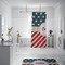 Stars and Stripes Shower Curtain - Custom Size