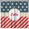Stars and Stripes Shower Curtain - 71" x 74" (Personalized)