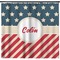Stars and Stripes Shower Curtain - Custom Size (Personalized)