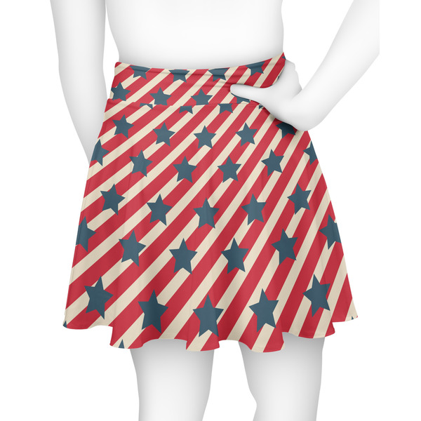 Stars and Stripes Skater Skirt - Back