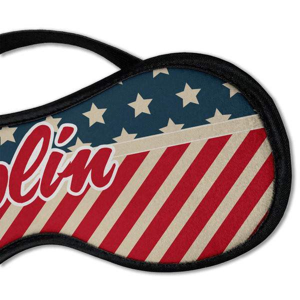Stars and Stripes Sleeping Eye Mask - DETAIL Large
