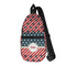 Stars and Stripes Sling Bag - Front View