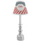 Stars and Stripes Small Chandelier Lamp - LIFESTYLE (on candle stick)
