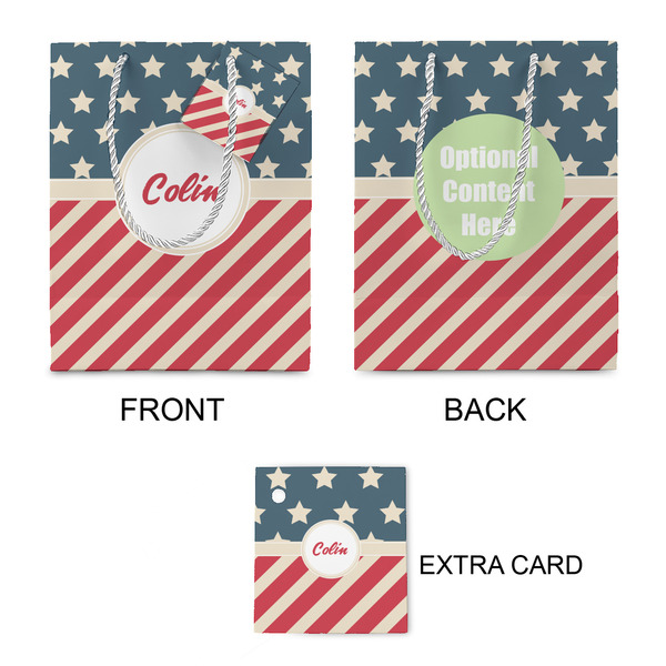 Stars and Stripes Small Gift Bag - Approval