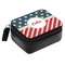 Stars and Stripes Small Leatherette Travel Pill Case - Three Quarter Angle