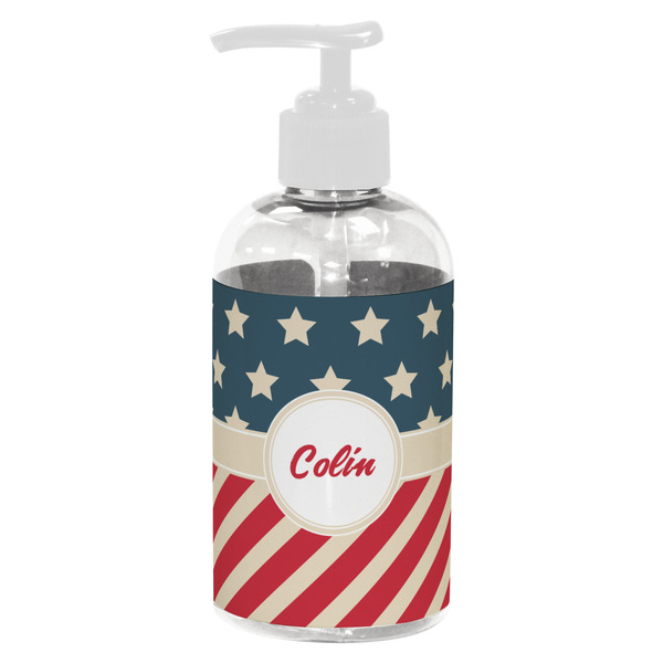 Stars and Stripes Small Liquid Dispenser (8 oz) - White