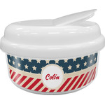 Stars and Stripes Snack Container (Personalized)