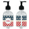 Stars and Stripes Glass Soap/Lotion Dispenser - Approval