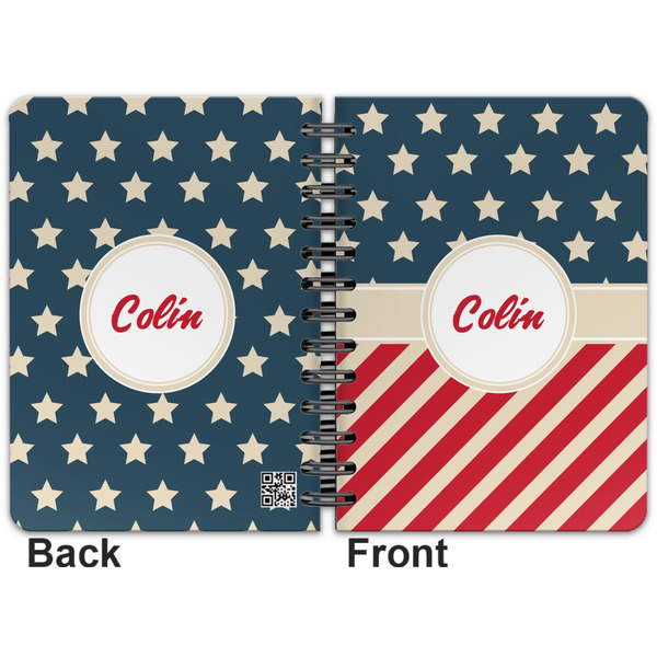 Stars and Stripes Spiral Journal 5 x 7 - Apvl