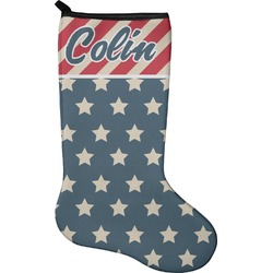Stars and Stripes Holiday Stocking - Neoprene (Personalized)