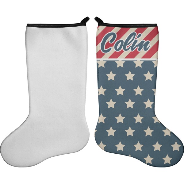 Stars and Stripes Stocking - Single-Sided - Approval