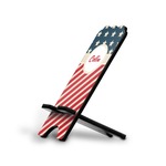 Stars and Stripes Stylized Cell Phone Stand - Small w/ Name or Text