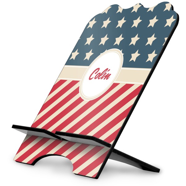 Custom Stars and Stripes Stylized Tablet Stand (Personalized)
