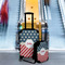 Stars and Stripes Suitcase Set 4 - IN CONTEXT