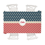 Stars and Stripes Tablecloth - 58"x102" (Personalized)