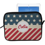 Stars and Stripes Tablet Case / Sleeve - Large (Personalized)