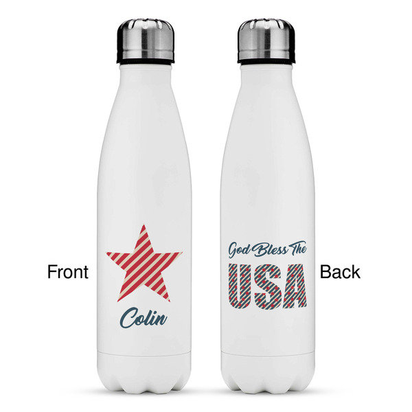 Stars and Stripes Tapered Water Bottle - Apvl