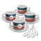 Stars and Stripes Tea Cup - Set of 4