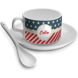 Stars and Stripes Tea Cup (Personalized)