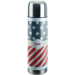 Stars and Stripes Stainless Steel Thermos (Personalized)