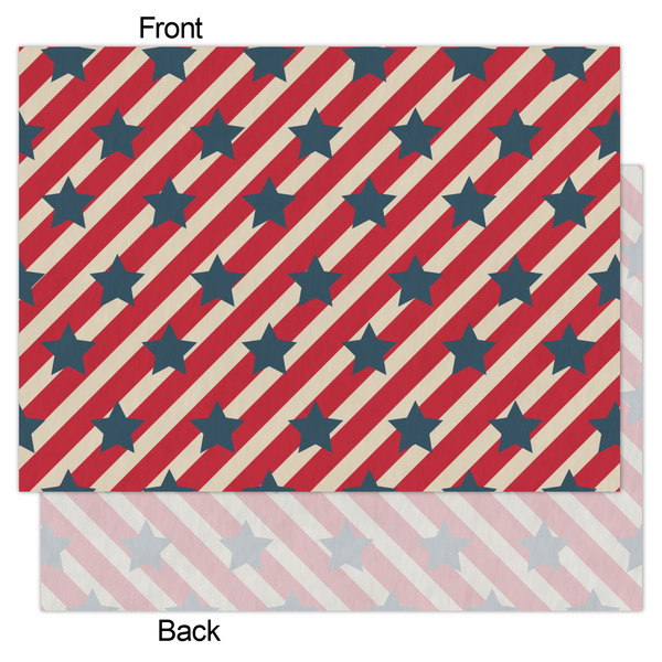 Stars and Stripes Tissue Paper - Heavyweight - Large - Front & Back