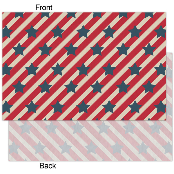 Stars and Stripes Tissue Paper - Heavyweight - XL - Front & Back