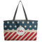 Stars and Stripes Tote w/Black Handles - Front View