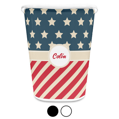 Stars and Stripes Waste Basket (Personalized)