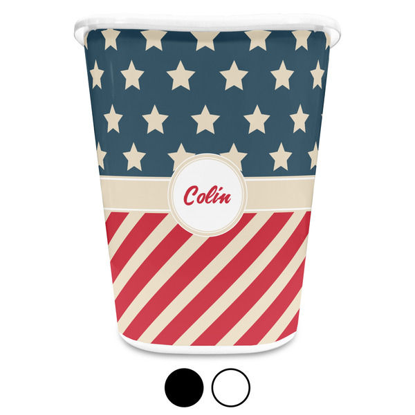 Stars and Stripes Trash Can Aggregate