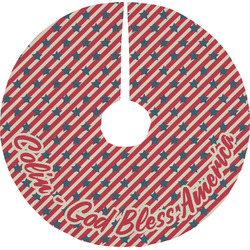 Stars and Stripes Tree Skirt (Personalized)