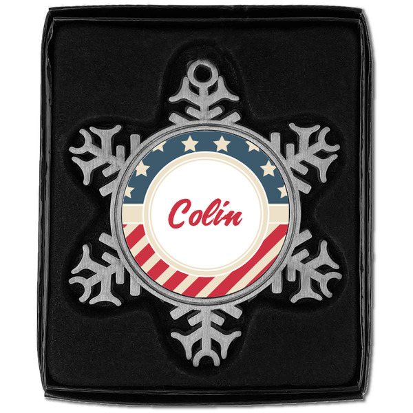 Stars and Stripes Vintage Snowflake - In box