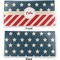 Stars and Stripes Vinyl Check Book Cover - Front and Back