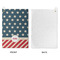 Stars and Stripes Waffle Weave Golf Towel - Approval