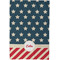 Stars and Stripes Waffle Weave Towel - Full Color Print - Approval Image