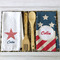 Stars and Stripes Waffle Weave Towels - 2 Print Styles