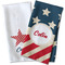 Stars and Stripes Waffle Weave Towels - Two Print Styles