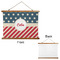 Stars and Stripes Wall Hanging Tapestry - Landscape - APPROVAL
