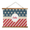 Stars and Stripes Wall Hanging Tapestry - Wide (Personalized)