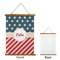 Stars and Stripes Wall Hanging Tapestry - Portrait - APPROVAL