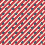 Stars and Stripes Wallpaper & Surface Covering (Water Activated 24"x 24" Sample)