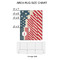 Stars and Stripes Washable Indoor Area Rugs - Size Chart
