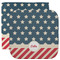 Stars and Stripes Washcloth / Face Towels