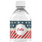 Stars and Stripes Water Bottle Label - Single Front