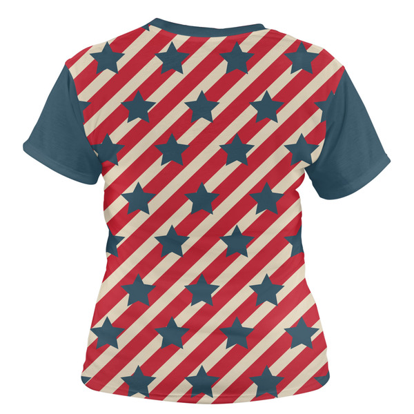Stars and Stripes Women's T-shirt Back