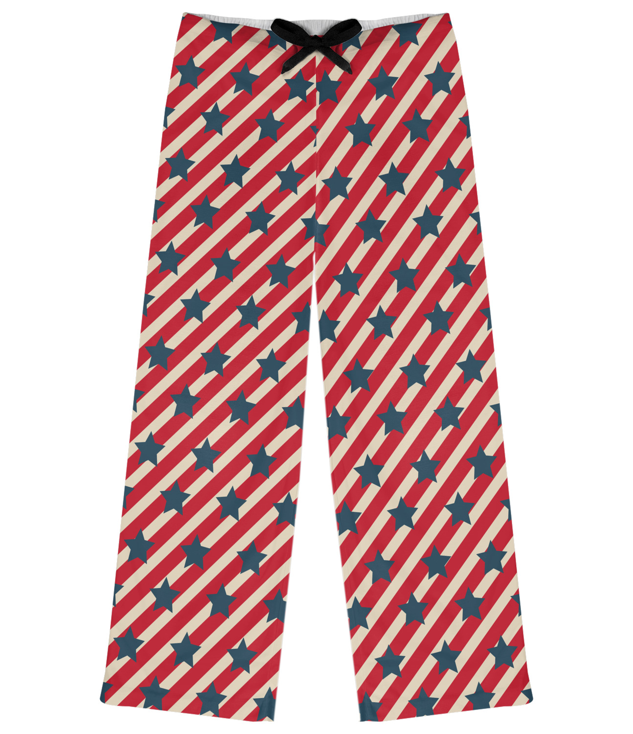 Custom Stars and Stripes Womens Pajama Pants (Personalized ...