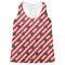 Stars and Stripes Womens Racerback Tank Top - 2X Large