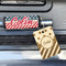 Stars and Stripes Wood Luggage Tags - Rectangle - Lifestyle