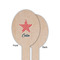 Stars and Stripes Wooden Food Pick - Oval - Single Sided - Front & Back