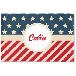 Stars and Stripes Woven Mat (Personalized)